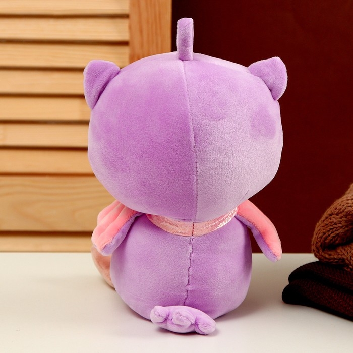 Мягкая игрушка &laquo;Совёнок&raquo;, 23 см, цвет фиолетовый