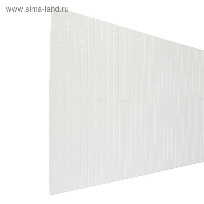 Панель ПВХ мозаика Белая 485х960
