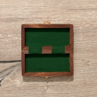 Шахматы карманные, доска 12,5х12,5 см, дерево шишам Шахматы карманные, доска 12,5х12,5 см, дерево шишам