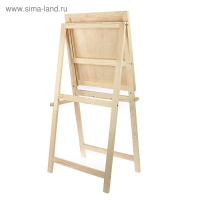 Мольберт тип «Хлопушка», 100 х 50 х 55 см, планшет съёмный 50 х 50 см, малый, неокрашенное дерево, Calligrata Мольберт тип «Хлопушка», 100 х 50 х 55 см, планшет съёмный 50 х 50 см, малый, неокрашенное дерево, Calligrata