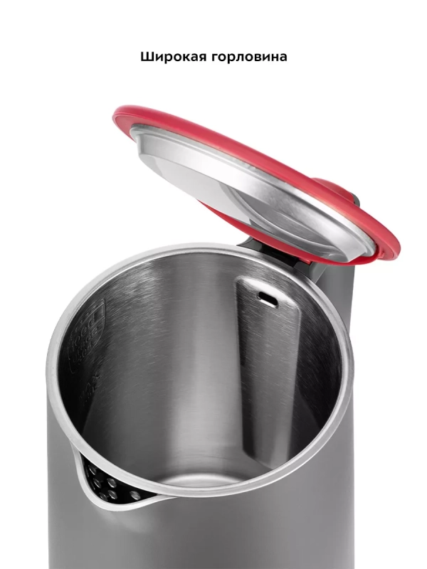 Чайник электрический металлический КТ-6662 - 1.5 л