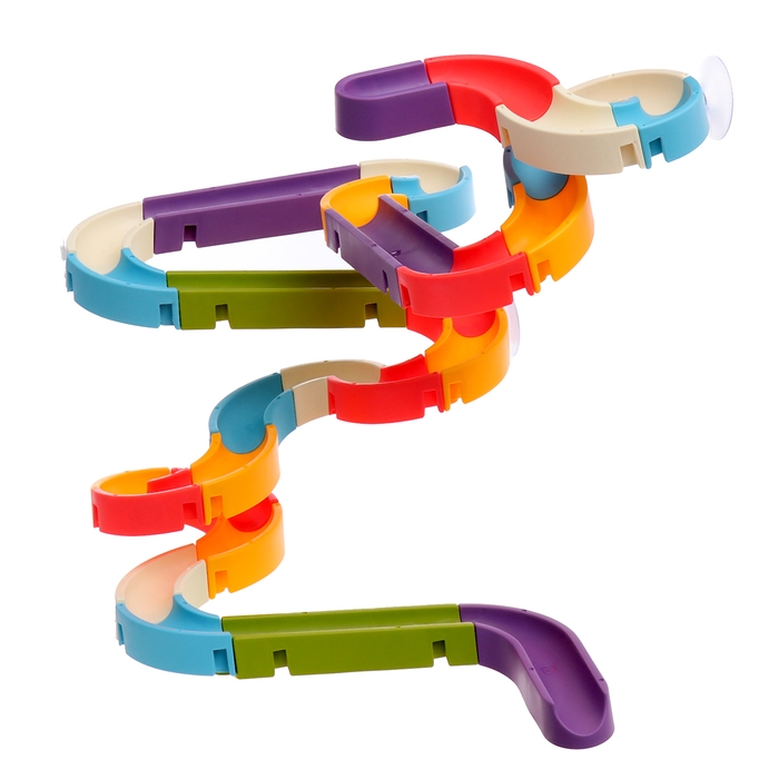 Игрушка для купания в ванной &laquo;Забавные горки&raquo;, 48 деталей