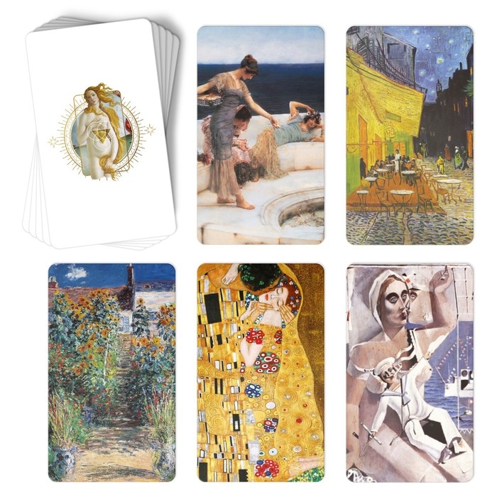 Метафорические ассоциативные карты «По мотивам мировых полотен», 50 карт (7х12 см), 16+ Метафорические ассоциативные карты «По мотивам мировых полотен», 50 карт (7х12 см), 16+