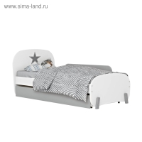 Боковое ограждение кровати детской Polini kids Mirum 1910, цвет серый Боковое ограждение кровати детской Polini kids Mirum 1910, цвет серый