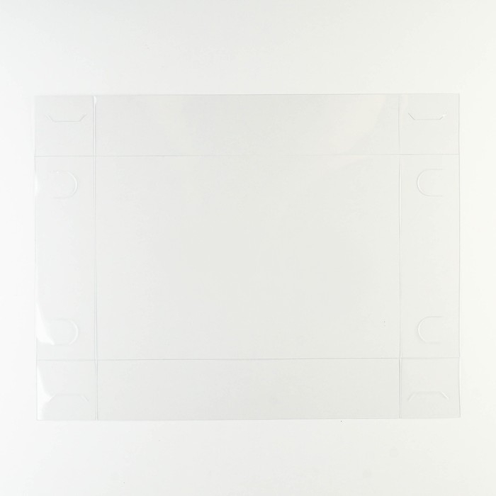 Коробка для печенья, кондитерская упаковка с PVC крышкой, &laquo;Мрамор&raquo;, 20 х 30 х 8 см