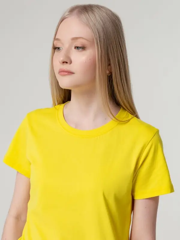Футболка женская T-bolka Lady желтая, размер M Футболка женская T-bolka Lady желтая, размер M