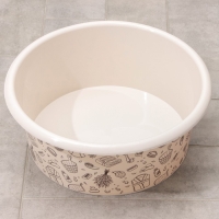 Таз круглый &laquo;Русская банька&raquo;, 15 л