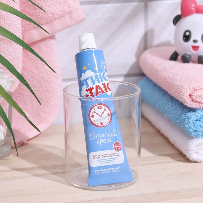 Крем детский Крем детский "ТИК-ТАК" с молочным протеином, провитамином В5 и витамином F 41 мл.