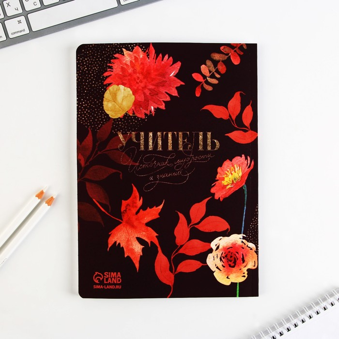 Подарочный набор &laquo;Учитель всегда прав&raquo;: ежедневник А5, 96 листов и ручки софт-тач