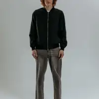 Бомбер Wigton, черный, размер XS