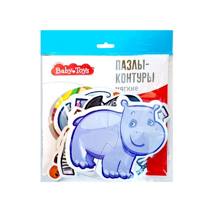 Пазлы-контурные &laquo;Африканские животные&raquo;, мягкий