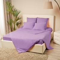 Простыня на резинке &laquo;Купу-купу&raquo;, 80х200х20 см, сиреневый, трикотаж