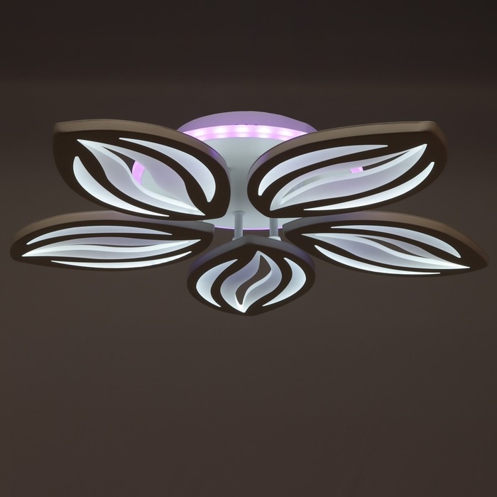 Светильник ГАЛЛОП "Галактика" 423700 LED 90W RGB белый 60,5х60,5х7,5см 4916809