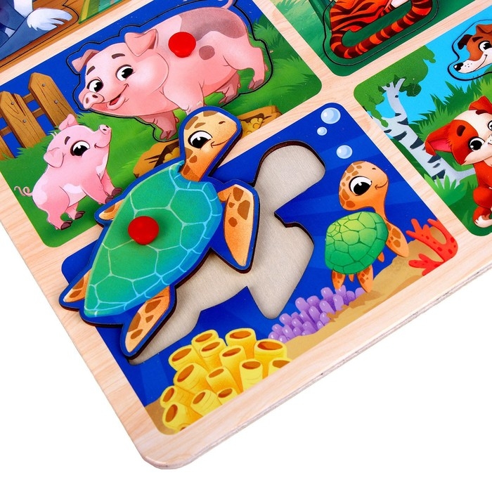 Рамка - вкладыш &laquo;Мама и малыши&raquo;