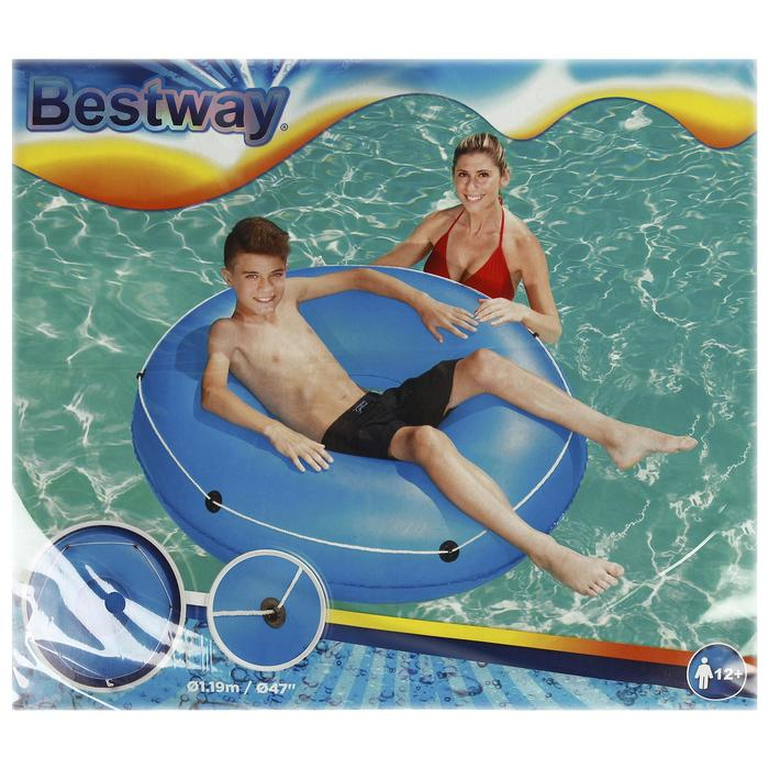 Круг для плавания со шнуром, d=119 см, от 12 лет, цвет МИКС, 36120 Bestway Круг для плавания со шнуром, d=119 см, от 12 лет, цвет МИКС, 36120 Bestway
