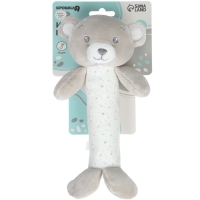 Пищалка - погремушка «Серый мишка», Крошка Я Пищалка - погремушка «Серый мишка», Крошка Я