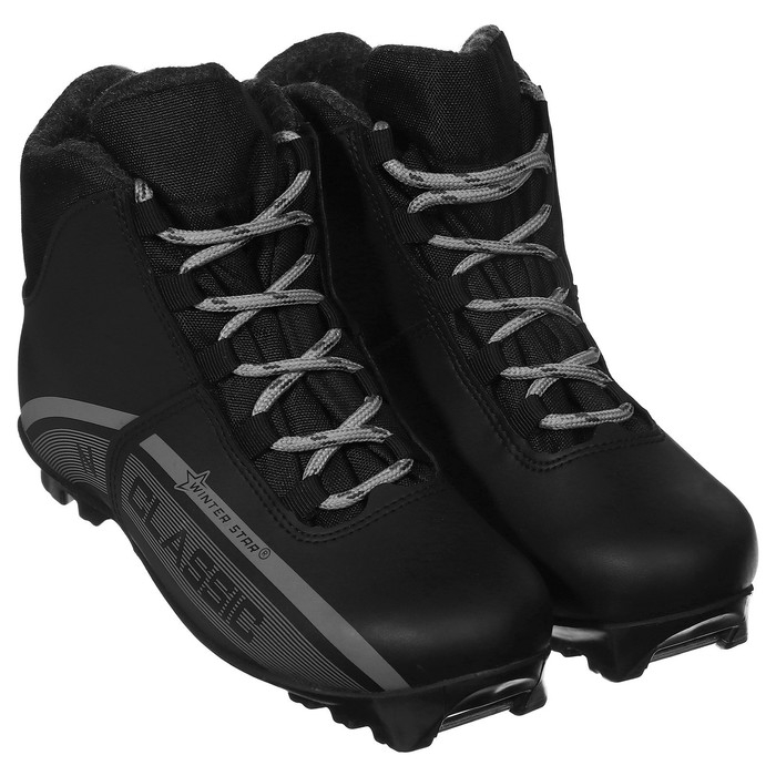 Ботинки лыжные Winter Star classic, NNN, р. 45, цвет чёрный