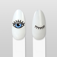 Наклейки для ногтей &laquo;Взгляд&raquo;, объёмные, разноцветные