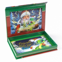 Пазлы фигурные деревянные &laquo;Новогодняя сказка&raquo; со святящимися деталями, 146 элементов