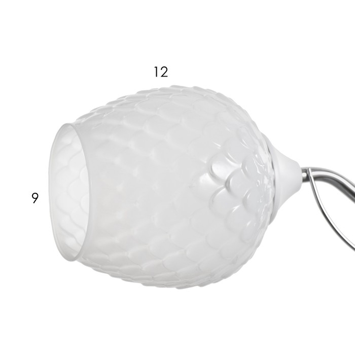 Люстра "Элия" 5хЕ27 40Вт бело-хромовый 49х49х18 см BayerLux