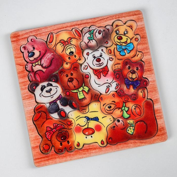 Мини-пазл &laquo;Мишки&raquo;