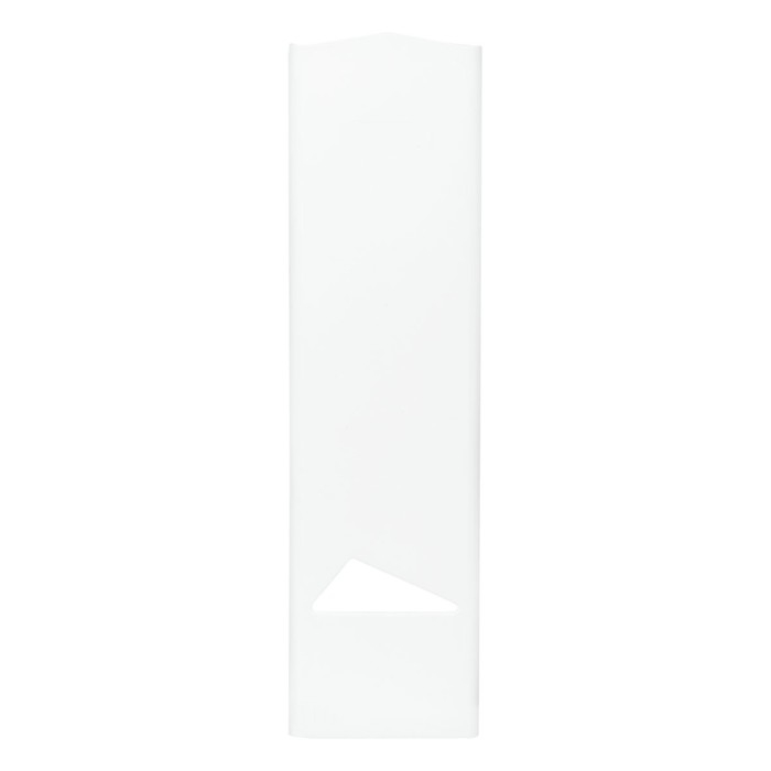 Лоток для бумаг вертикальный СТАММ "Дельта", ширина 85 мм, белый