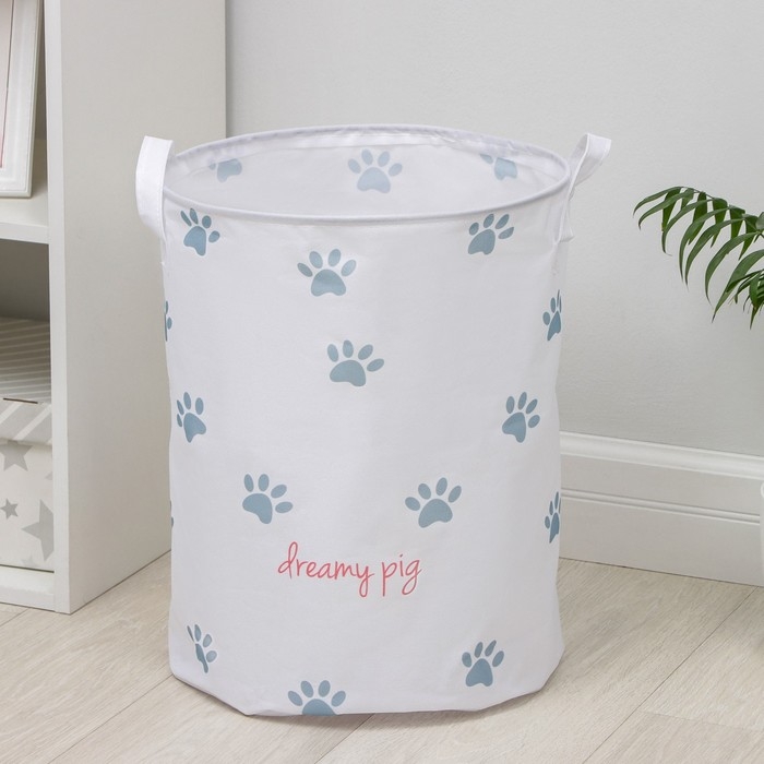 Корзина бельевая текстильная &laquo;Зоопарк&raquo;, 35&times;45 см