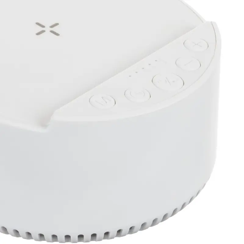 Bluetooth-колонка с беспроводной зарядкой relaxTime, белая Bluetooth-колонка с беспроводной зарядкой relaxTime, белая