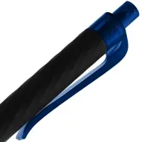 Ручка шариковая Prodir QS01 PRT-T Soft Touch, черная с синим Ручка шариковая Prodir QS01 PRT-T Soft Touch, черная с синим