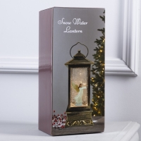 Светодиодная фигура «Фонарь с ангелом» 10 × 27 × 10 см, пластик, батарейки ААх3 (не в комплекте), USB, свечение тёплое белое Светодиодная фигура «Фонарь с ангелом» 10 × 27 × 10 см, пластик, батарейки ААх3 (не в комплекте), USB, свечение тёплое белое