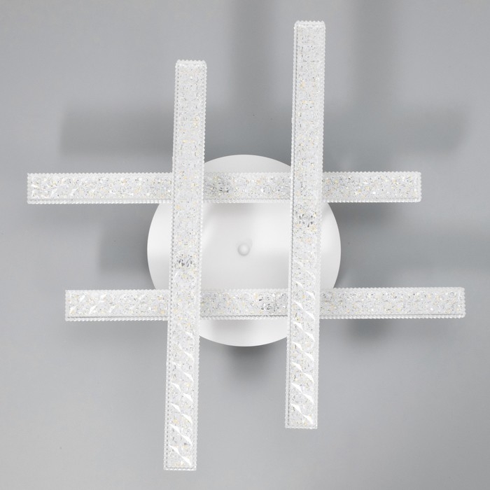 Люстра с ПДУ "Линии" LED 112Вт 3000-6000Вт белый 55х55х13,5см BayerLux