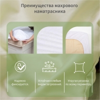 Наматрасник водонепроницаемый Экономь и Я на резинке 160*200 +20 см Наматрасник водонепроницаемый Экономь и Я на резинке 160*200 +20 см