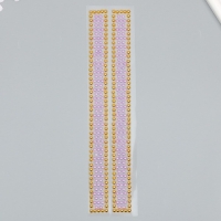 Наклейка пластик стразы "Стразы с микробисером" МИКС 31,5х6,7 см Наклейка пластик стразы "Стразы с микробисером" МИКС 31,5х6,7 см