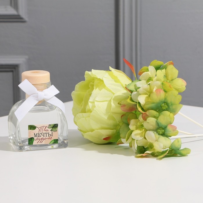 Диффузор ароматический в наборе с декором «Твои мечты сбудутся», аромат лаванда, 50 мл. Диффузор ароматический в наборе с декором «Твои мечты сбудутся», аромат лаванда, 50 мл.