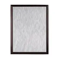 Плакетка Plaque, малая, венге с серебристой пластиной Плакетка Plaque, малая, венге с серебристой пластиной