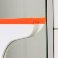 Водосгон с нескользящей ручкой Raccoon Orange, сгон силикон, 25&times;24 см