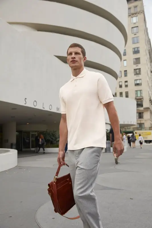 Рубашка поло Heavymill темно-синяя, размер S Рубашка поло Heavymill темно-синяя, размер S