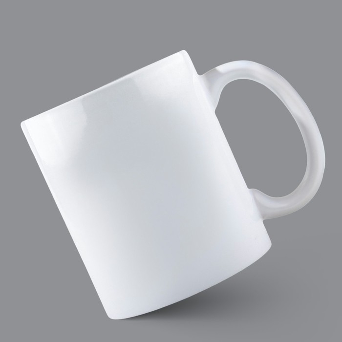 Кружка керамическая &laquo;Планы&raquo;, 320 мл, цвет белый