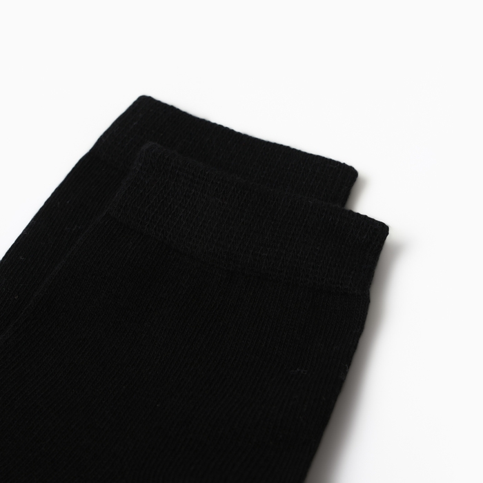 Носки детские, цвет черный, размер 20