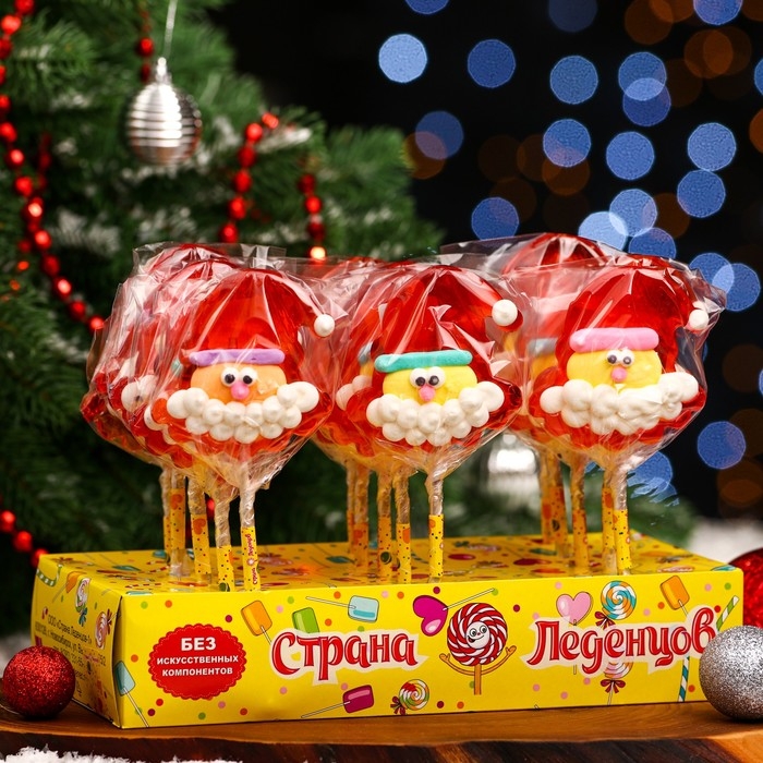 Карамель на палочке &laquo;Дед Мороз&raquo;, 50 г