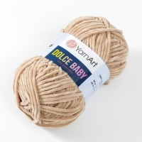 Пряжа "Dolce Baby" 100% микрополиэстер 85м/50 гр (747 бежевый) Пряжа "Dolce Baby" 100% микрополиэстер 85м/50 гр (747 бежевый)