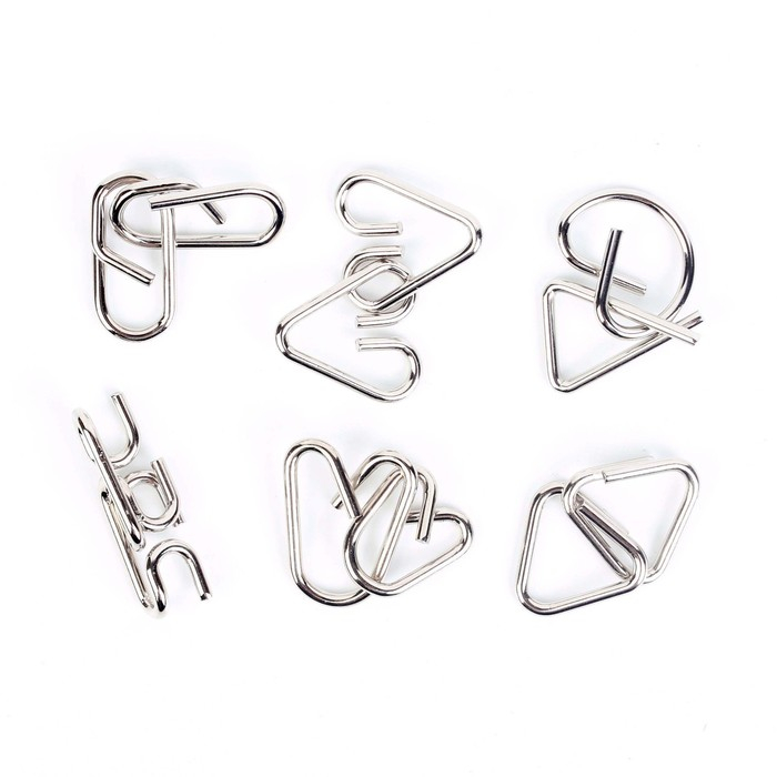 Головоломка металлическая &laquo;Загадки Атлантиды&raquo;, набор 6 шт.