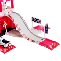 Парковка «Станция скорой помощи», с металлическими машинкой и вертолётом Парковка «Станция скорой помощи», с металлическими машинкой и вертолётом