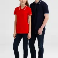 Рубашка поло Virma Stripes, оранжевая, размер S Рубашка поло Virma Stripes, оранжевая, размер S