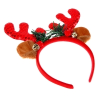 Новый год! Карнавальный ободок &laquo;Рожки оленя&raquo;, цвета МИКС