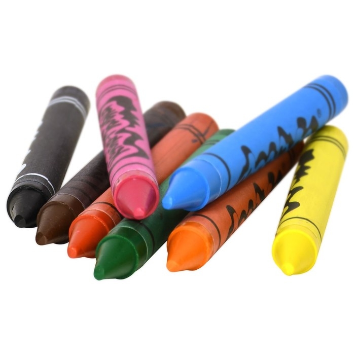 Карандаши восковые 18 цветов "Каляка-Маляка", утолщенные, 11 мм, круглые