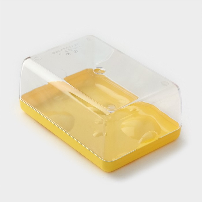 Контейнер для сыра RICCO, 16&times;11&times;7см, цвет жёлтый