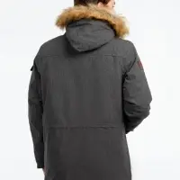 Парка мужская Explorer серый меланж, размер 3XL