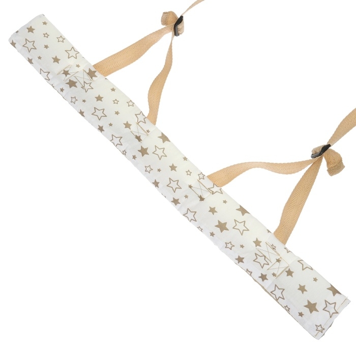 Вожжи № 2, Узкие, Маленькие звезды, цвет коричневый/белый Вожжи № 2, Узкие, Маленькие звезды, цвет коричневый/белый