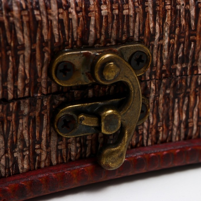 Шкатулка дерево сундучок Шкатулка дерево сундучок "Плетёнка" 6,3х8,8х6,5 см